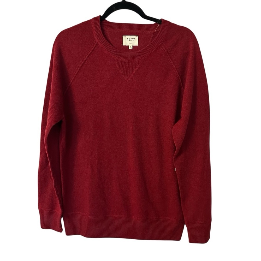 AE77 American Eagle Men’s Long Sleeve 100% Cashmere Crewneck Sweater Sz M NWT